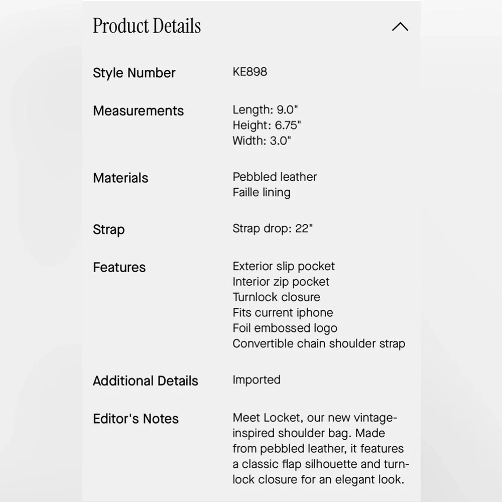 Kate Spade Locket Large Flap shoulder bag purse - Picture 8 of 8